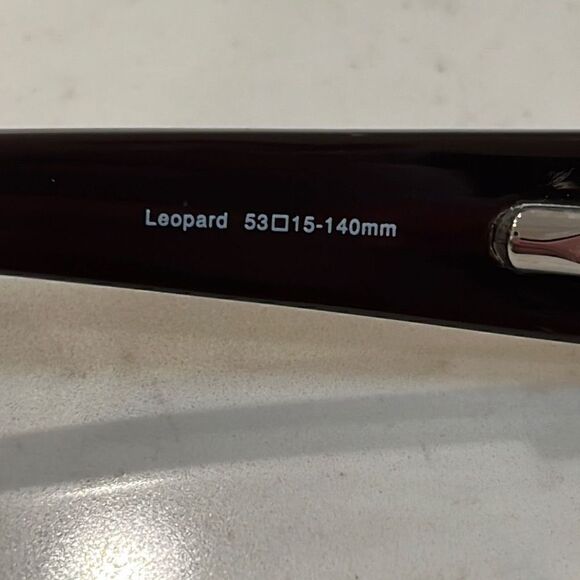 Nicole Miller black & brown zebra print, women’s eyeglass frames - Picture 5 of 6